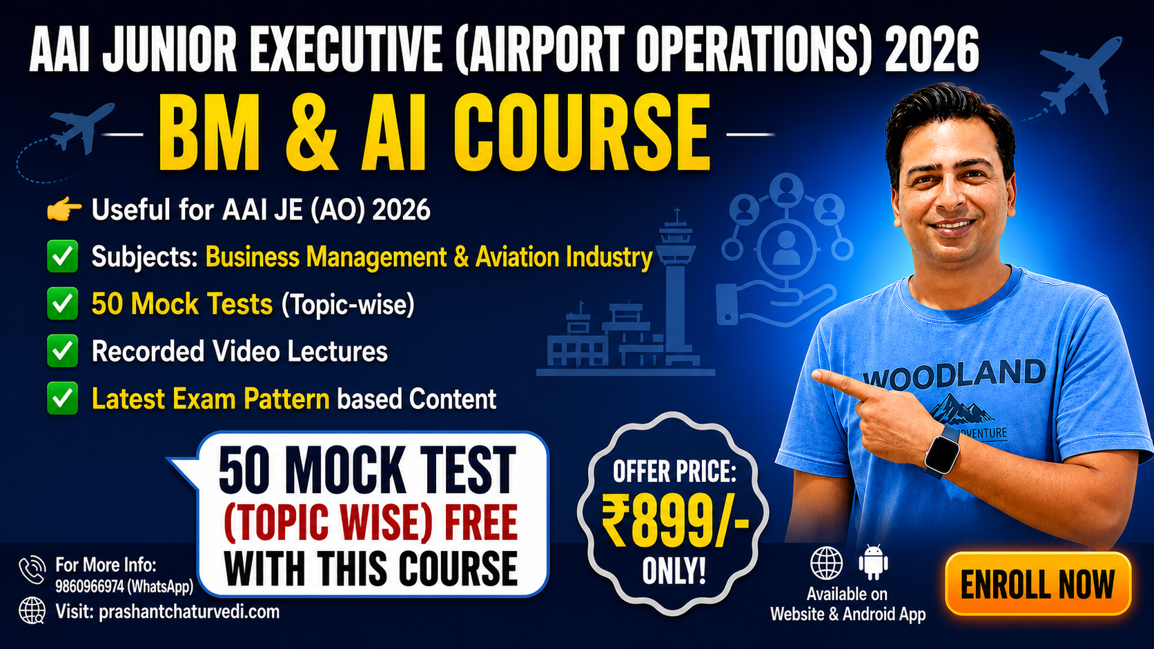 AAI JE (OPERATIONS) 2026- BM & AI- (FULL COURSE)